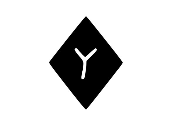 Diamond Shape with Playful Mono Y