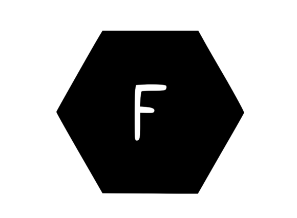 Hexagon Shape with Playful Mono F Review