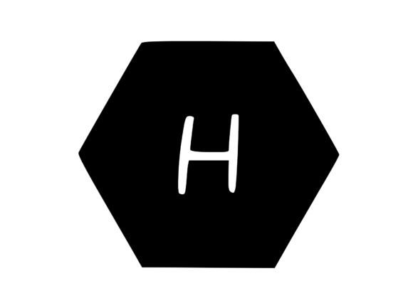 Hexagon Shape with Playful Mono H Review